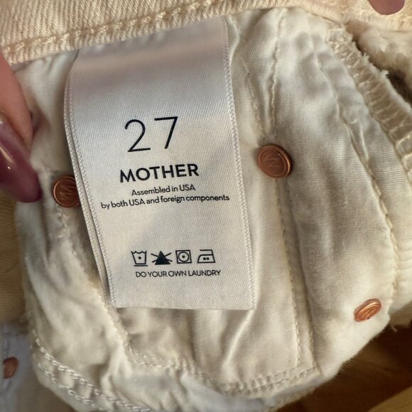 Mother Denim The Half Piped Ankle in Act Natural High-Waisted Wide-Leg Pants Wit - Picture 10 of 12